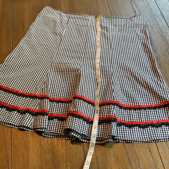 Morbid Threads Gingham Skirt - Picture 7 of 7
